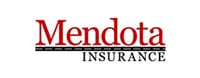 A logo of mendota insurance